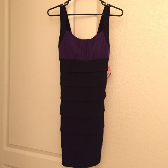 Woman’s NWT Black Tiered Party Dress Size M