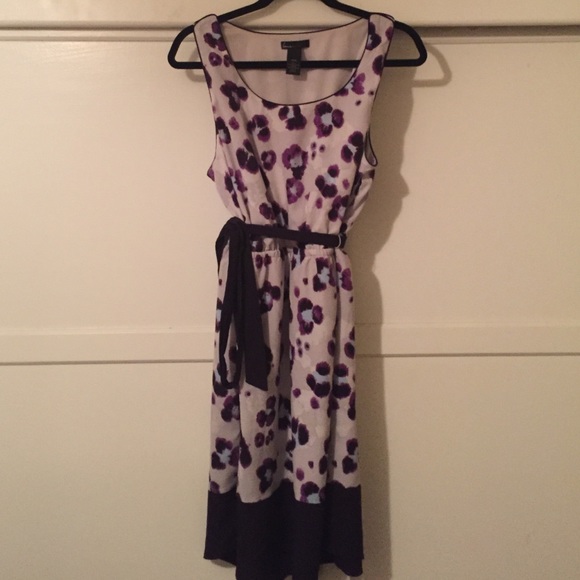 Lane Bryant Purple Knee Length Dress