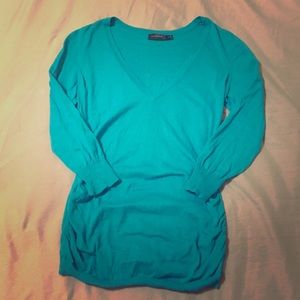 The Limited bright blue v-neck sweater