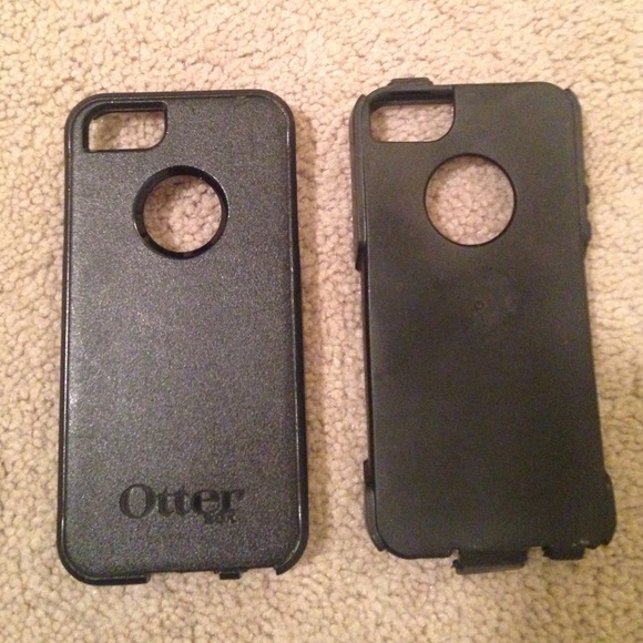 Black commuter Otter Box iPhone 5 - Picture 1 of 3
