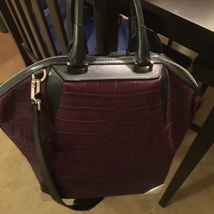 Alexander Wang Mini Emile Crocodile Leather Bag