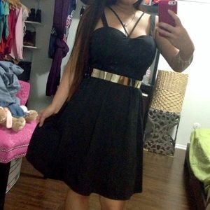 Strappy Black Dress