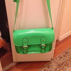 Lime  green shoulder bag/ cross body