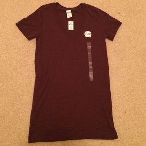 VS PINK Maroon T-shirt