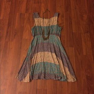 Flared empire waist Free People dress. Size 6.