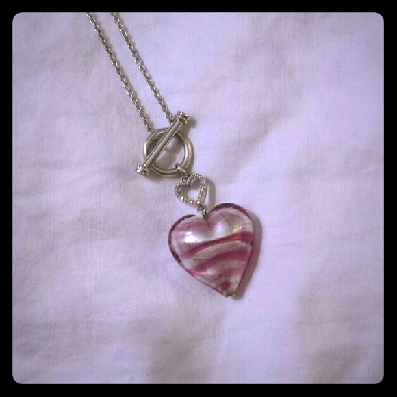 Beautiful Sterling Silver Heart Pendant Necklace