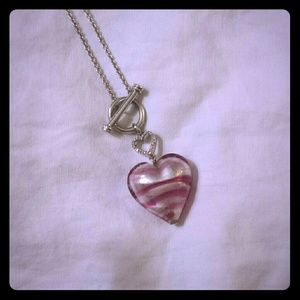 Beautiful Sterling Silver Heart Pendant Necklace