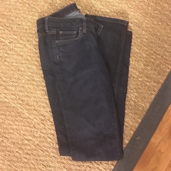 Banana Republic dark wash straight leg jeans