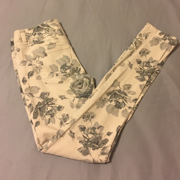 The Limited floral print skinny jeans