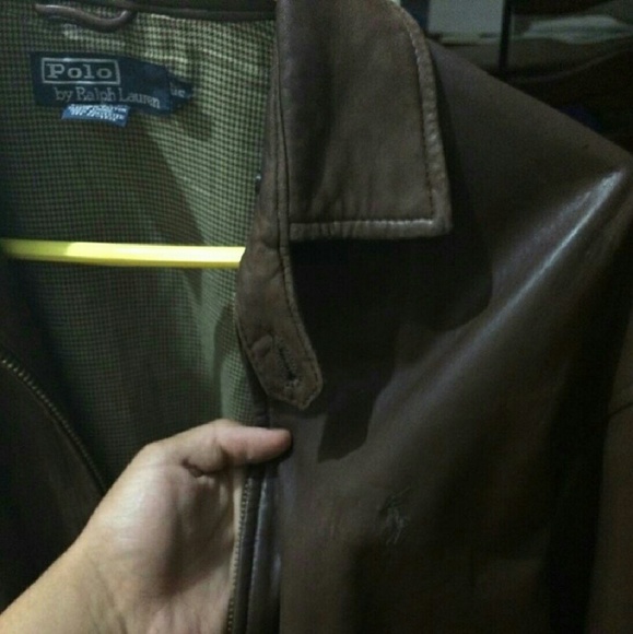 Ralph Lauren leather jacket - Picture 2 of 3