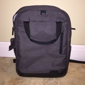 Laptop backpack with many pockets