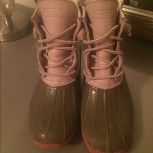 J.Crew Sperry Top-Sider Saltwater Duck Boots 6.5