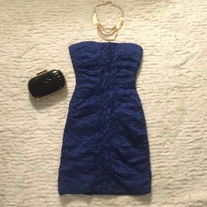 BCBG MAXAZRIA Blue Bodycon Dress NWOT