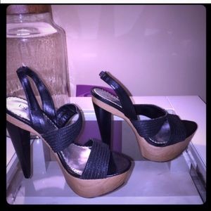 NWOT never worn Bebe heels