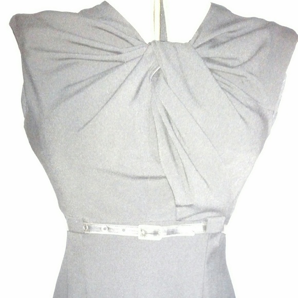 Calvin Klein LBD with modern wrap detail