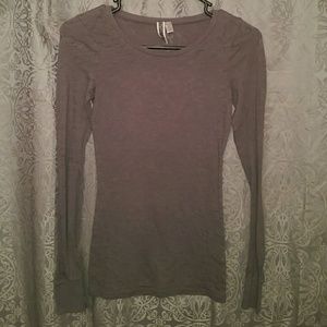 Bke grey long sleeve shirt
