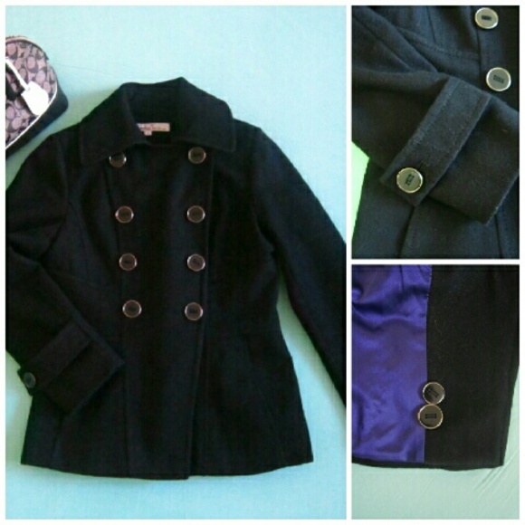 Dry Cleaned Kenneth Cole Wool Peacoat