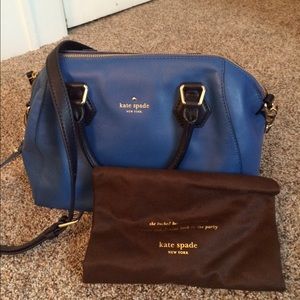 Kate Spade Pippa satchel in blue