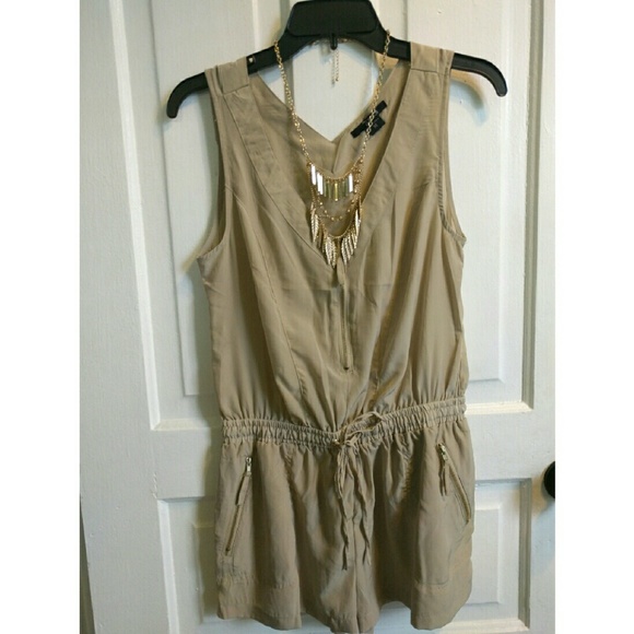 Khaki Romper