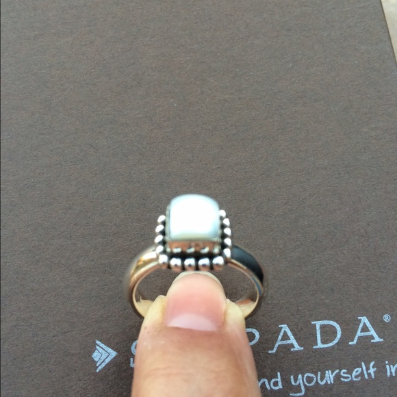 Silpada "retired" sterling silver/mother of pearl