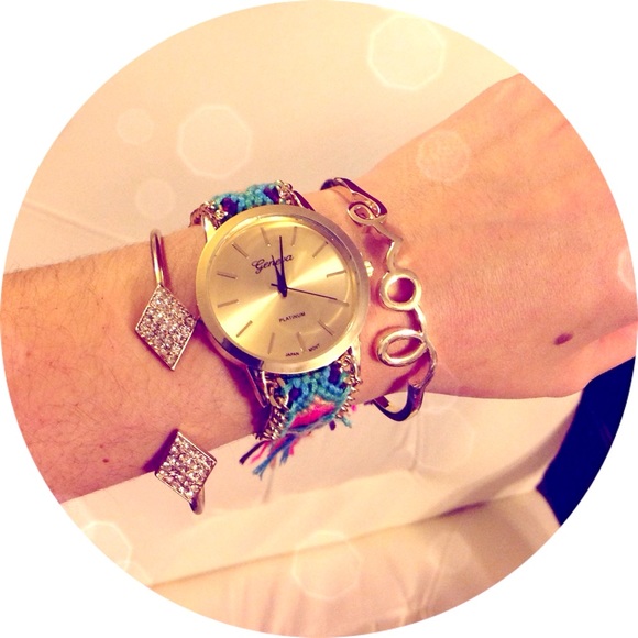 Geneva braided  Watch friendship bracelet NEW