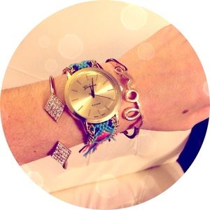 Geneva braided  Watch friendship bracelet NEW