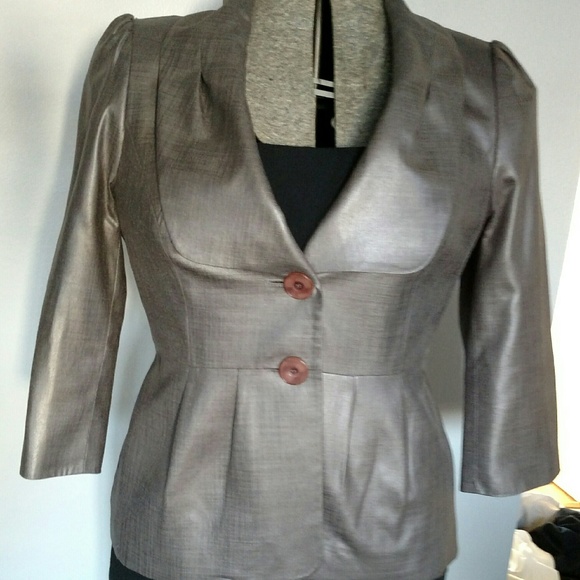 Nordstrom Classiques Entier platinum blazer