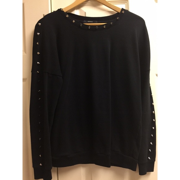Black studded sweatshirt