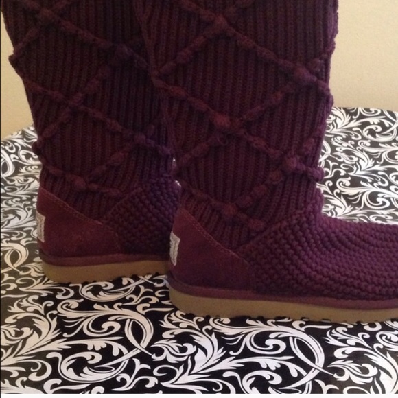 ‼️SOLD‼️Ugg knitted boots - Picture 3 of 4