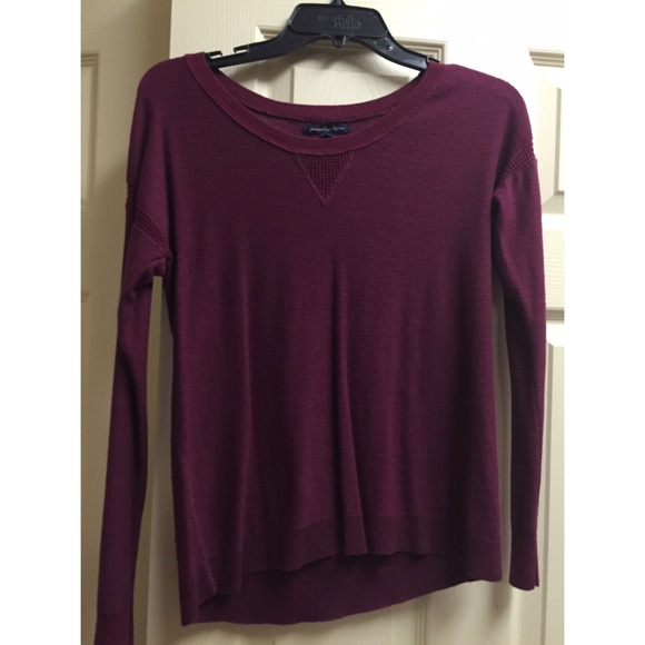 Maroon American eagle sweater