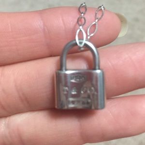 Tiffany lock necklace
