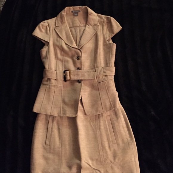 Beige Ann Taylor suit/skirt set