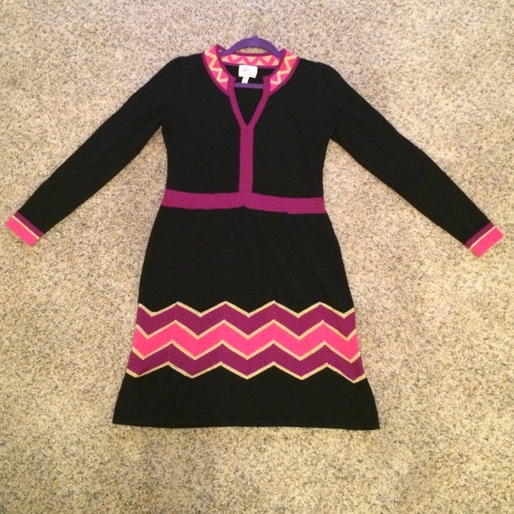 Milly long Sleeve sweater dress