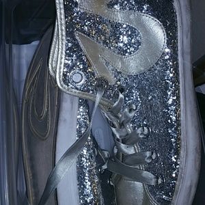 Limited edition True Religion glitter sneakers