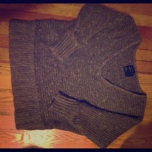 Oversized one shoulder sweater