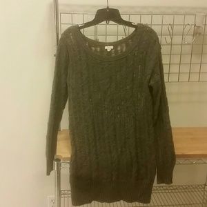 Grey tunic sweater