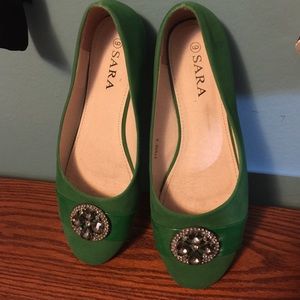 Green Sara Flats