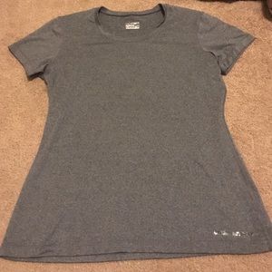 Charcoal gray Under Armour heat gear fitted shirt