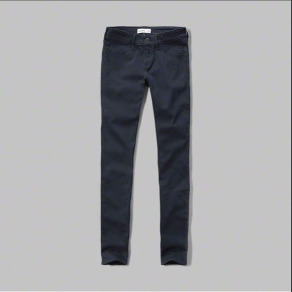 A&F Kids Navy Blue Jeggings