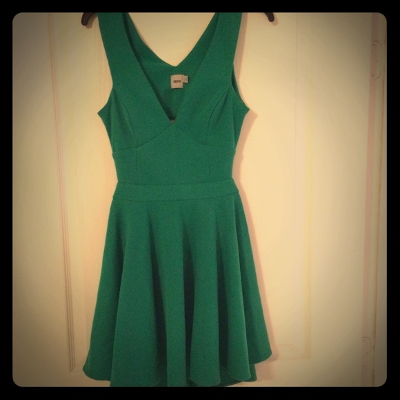 Green ASOS Skater Dress