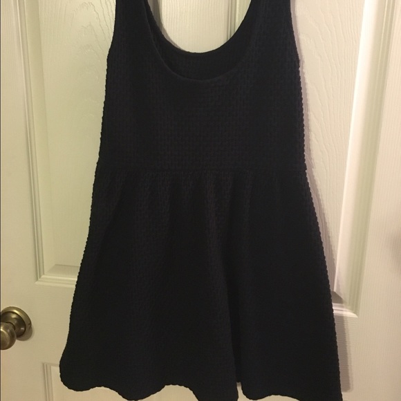 Woven Black Dress