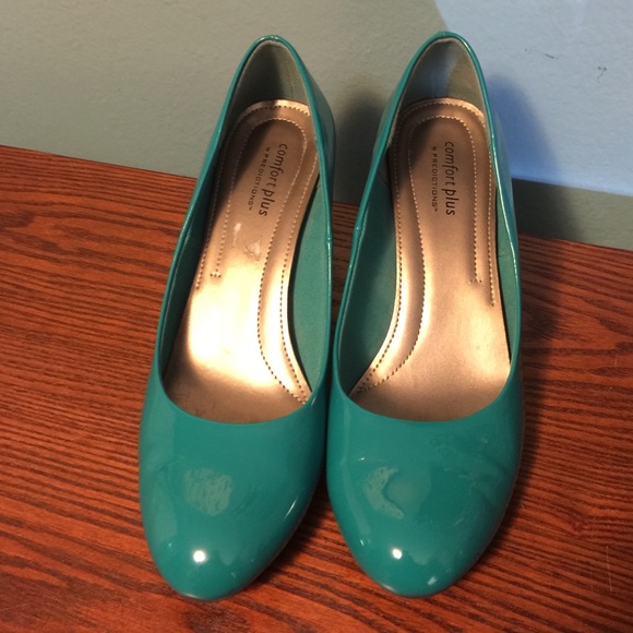 Teal Comfort Plus Heels