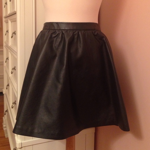 Patent Leather Mini Skirt