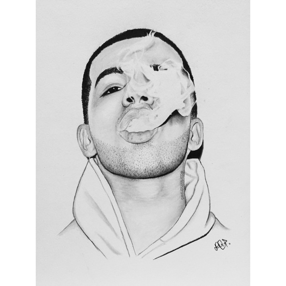 Graphite Drawing: Drake