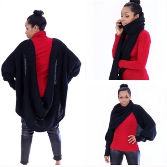 Knitted Scarf/Shawl in 4 colors