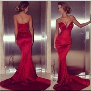 Stunning Red Evening Roxy Gown