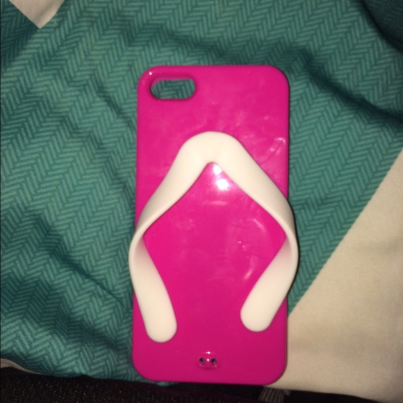 iphone 5/5s pink flip flop case - Picture 2 of 3