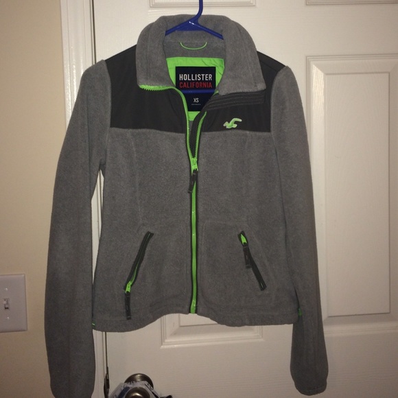 Hollister Zip up fleece collared jacket