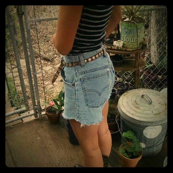 Vintage Levi High Waisted Shorts