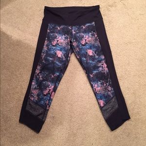 Lululemon Flowered Yoga Pants